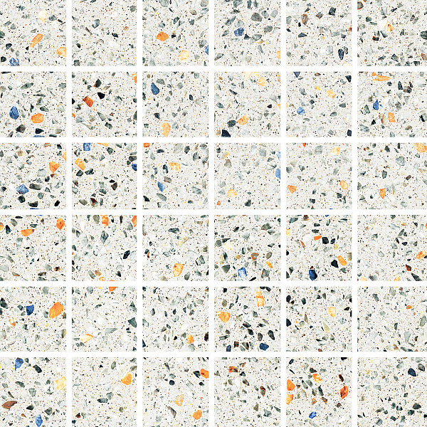 Мозаика Сан Агостино / SANT AGOSTINO Сияние / GLOW 30x30 Mosaico Glow Plus Moon NAT