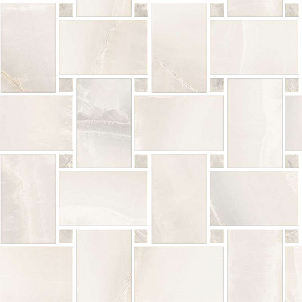 Мозаика Сан Агостино / SANT AGOSTINO Акоя / AKOYA 30x30 Maxi Rete Akoya White Kry