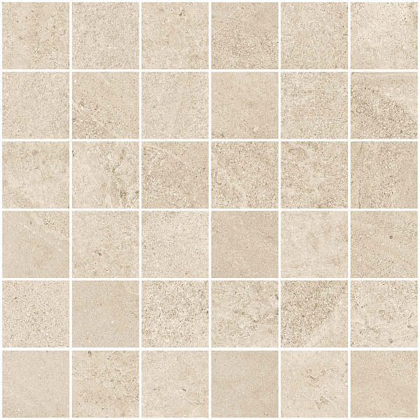 Мозаика Сан Агостино / SANT AGOSTINO Бергстоун / BERGSTONE 30x30 Mosaico Bergstone Ivory NAT