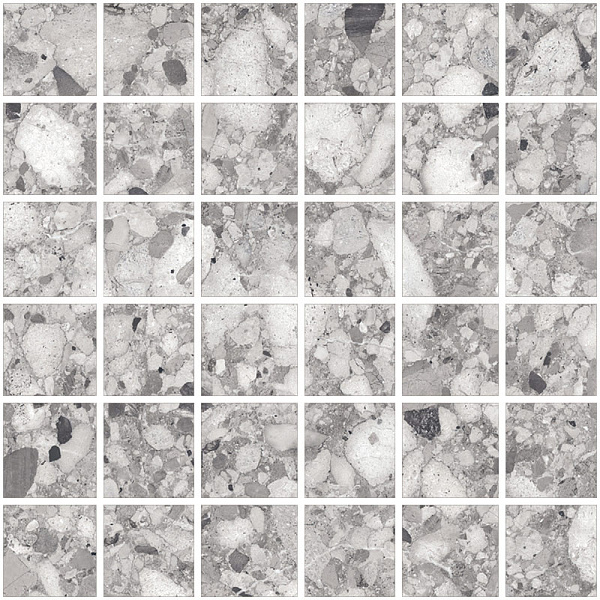 Мозаика Сан Агостино / SANT AGOSTINO Венистоун / VENISTONE 30x30 Mosaico Venistone Grey NAT