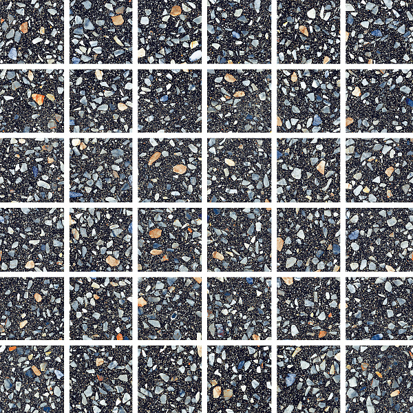 Мозаика Сан Агостино / SANT AGOSTINO Сияние / GLOW 30x30 Mosaico Glow Plus Night Kry