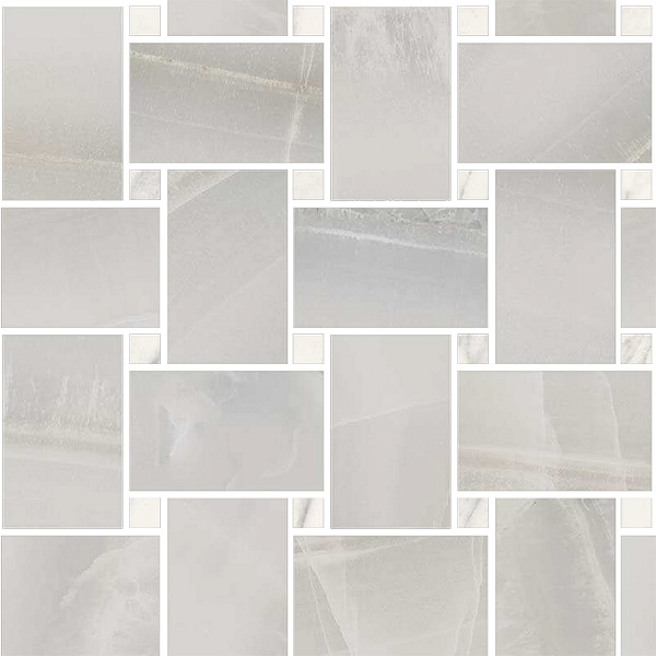 Мозаика Сан Агостино / SANT AGOSTINO Акоя / AKOYA 30x30 Maxi Rete Akoya Silver Kry