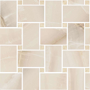 Макси Сеть Акоя Слоновая кость Край / Maxi rete Akoya Ivory Kry